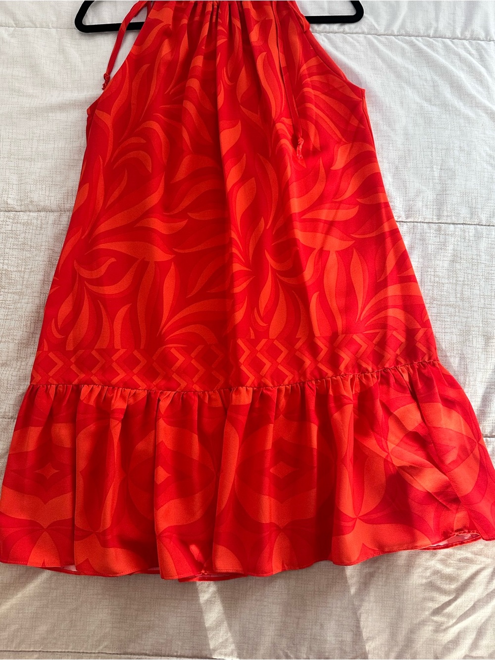 Taylor Bright Orange Shift Dress Size Large - Picture 5 of 7
